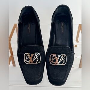 Authentic Louis Vuitton Juliet Heeled Loafers